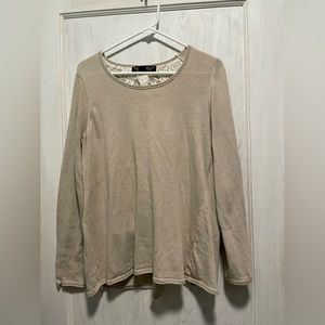 Noble Outfitters sweater with lace